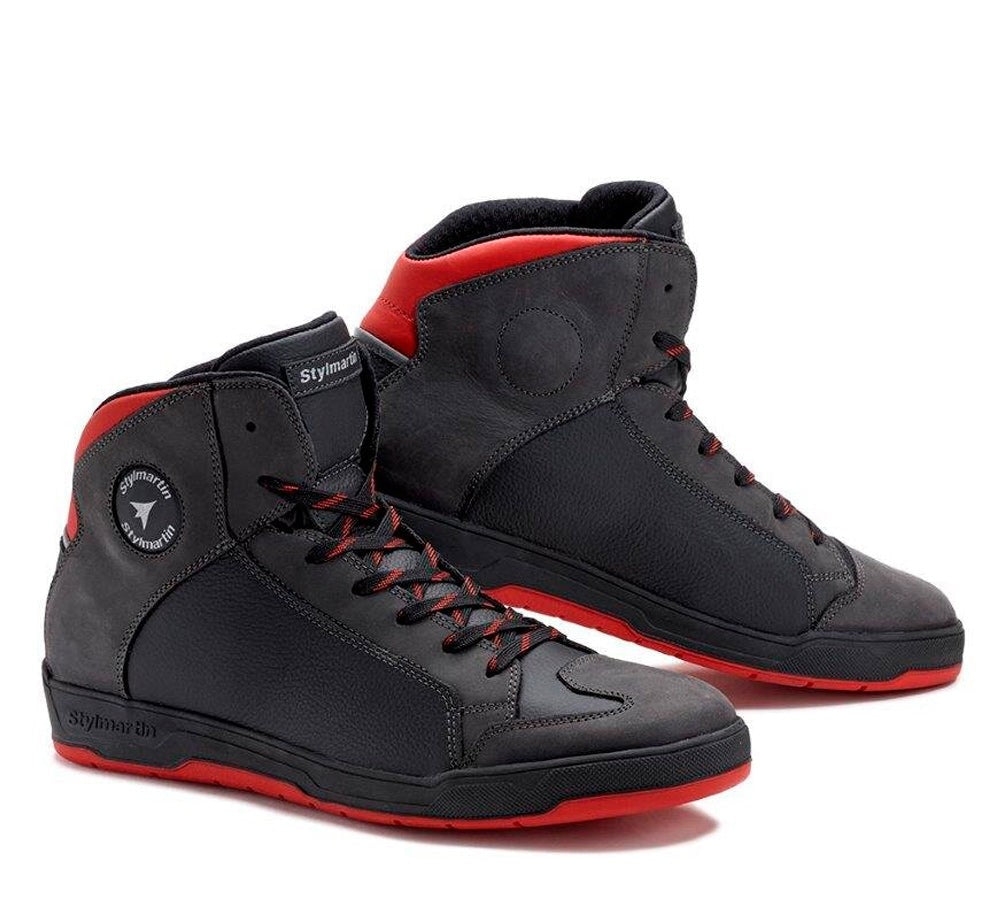 Zapatillas (Sneakers) Double WP Black/Red | Stylmartin