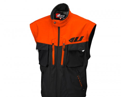 Chaqueta de enduro Taiga Black/Orange | UFO Plast
