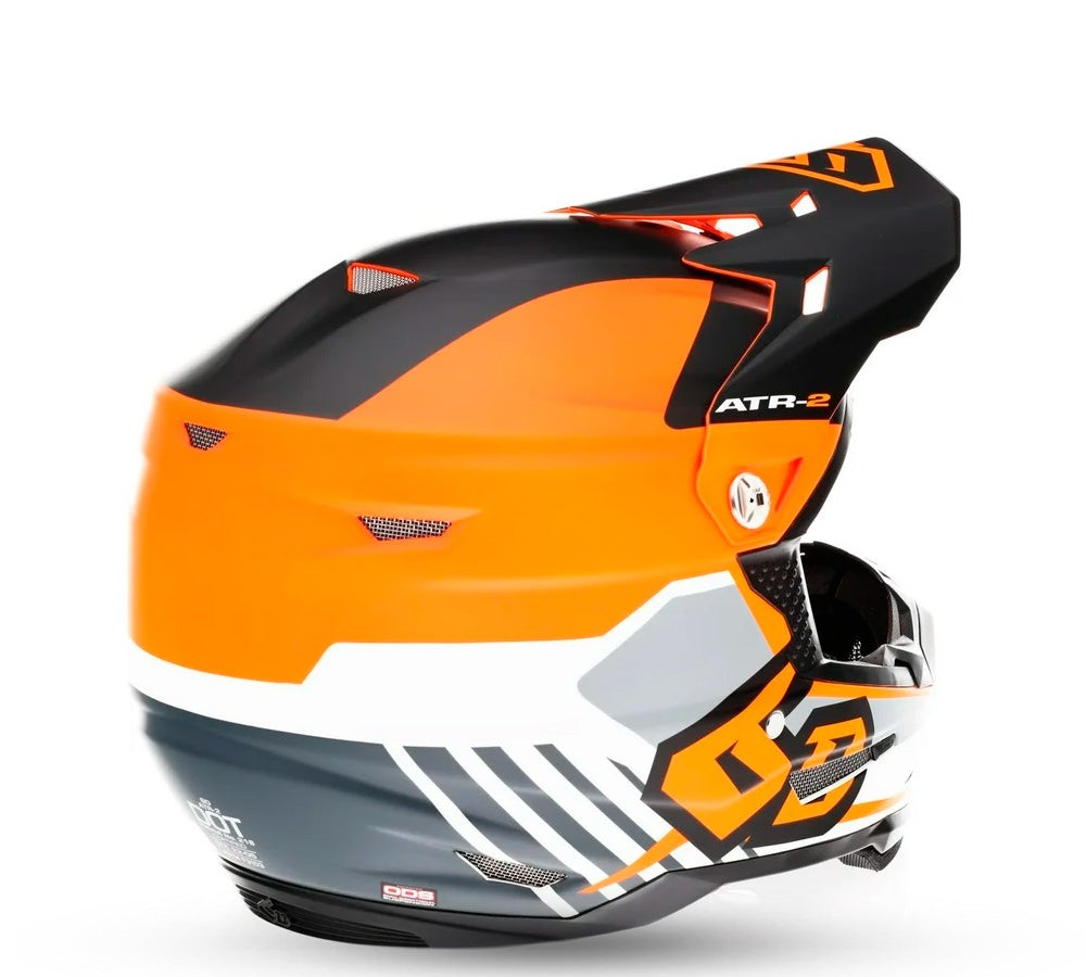 Casco Off-Road ATR-2 Target Neon Orange | 6D Helmets