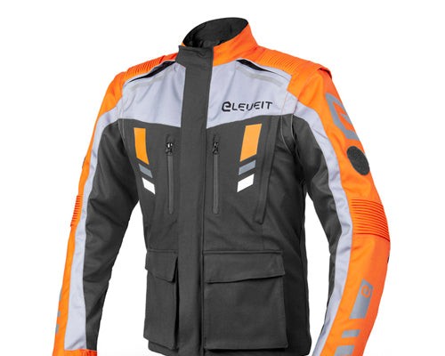 Chaqueta Adventure Mud Maxi Black / Orange | Eleveit