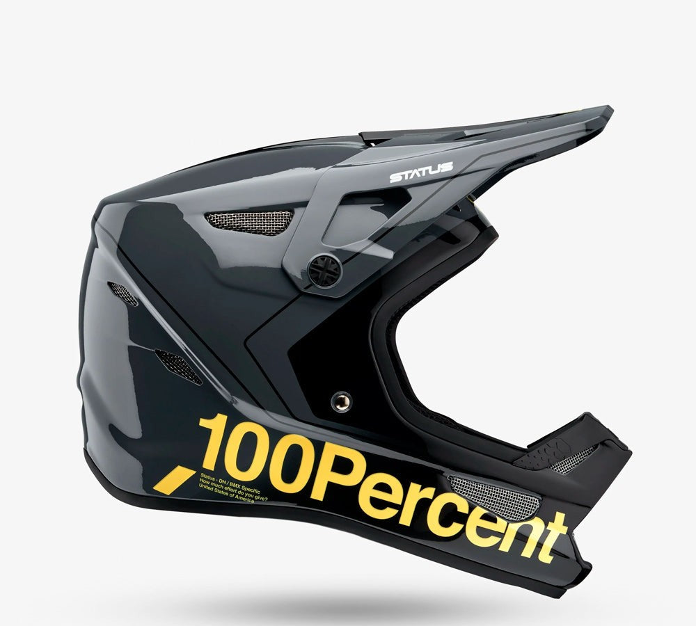 Casco Downhill / MTB / BMX modelo Status Carby Charcoal | 100 Percent