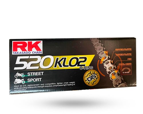 Cadena KLO2 520 (120L) | RK Takasago Chain