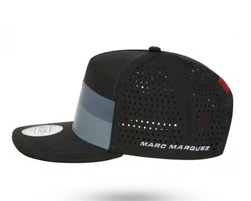 Gorra Trucker visera plana antracita Marc Marquez | MM93