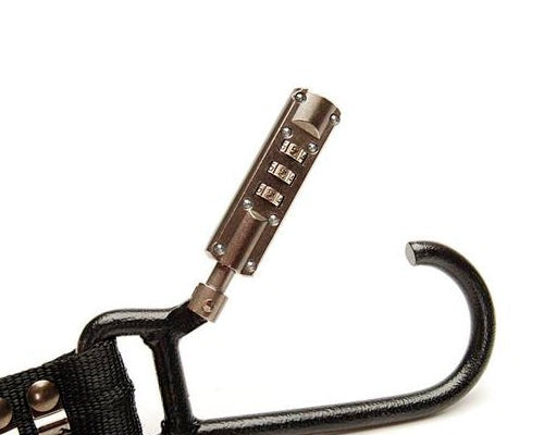Amarra - Tie Down (1) con bloqueo y cable de acero interior | Lock Straps