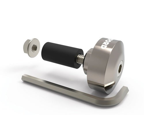 Topes de puÃ±o / BarEnds 1 Silver 22mm | Oxford