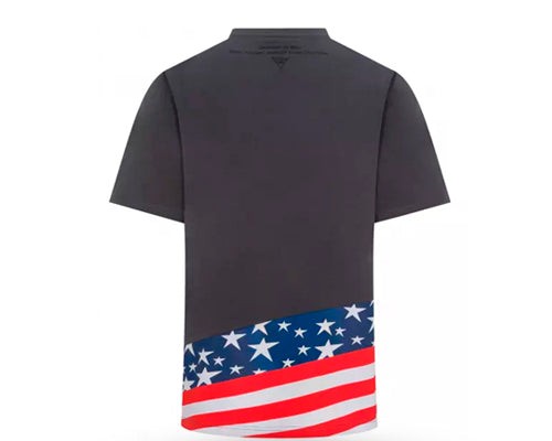 Polera Nicky Hayden American Flag Grey | GP RACING