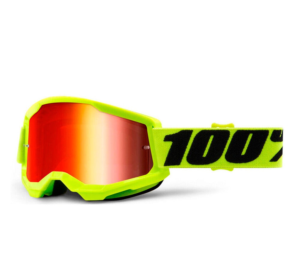 Antiparra Off-Road modelo Strata-2 Fluo Yellow | 100 Percent