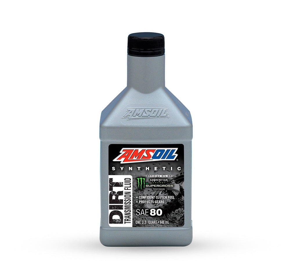 Aceite full sintÃ©tico de transmisiÃ³n para motocross Dirt SAE 80 | AMSOIL