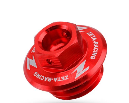 TapÃ³n llenado de aceite de aluminio para motos Off Road Honda, Yamaha y Kawasaki | Zeta Racing