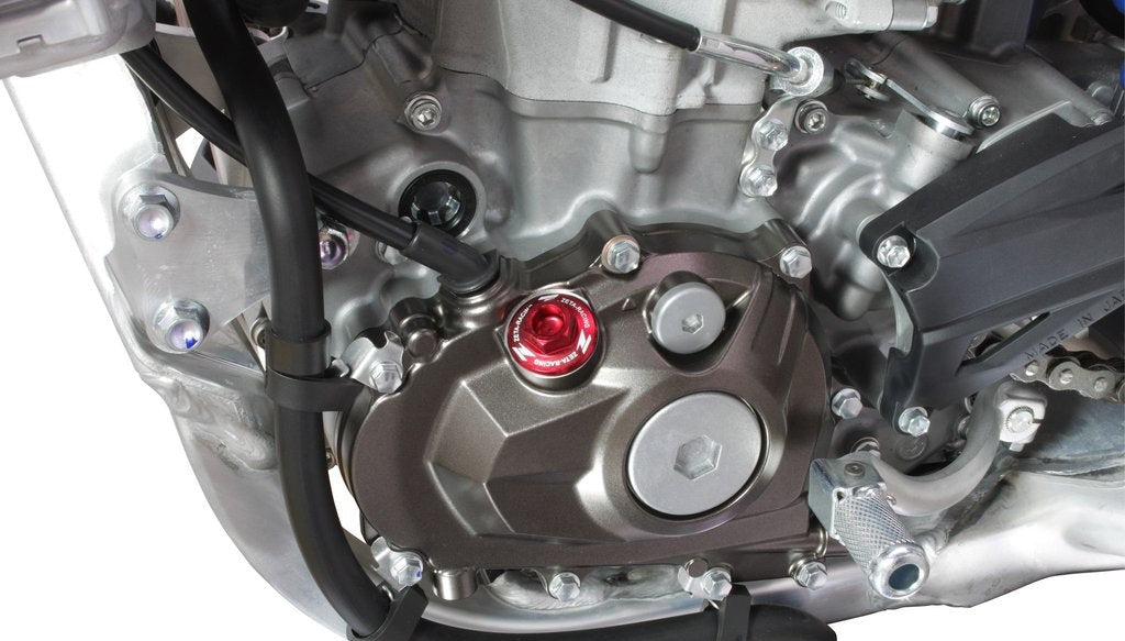 TapÃ³n llenado de aceite de aluminio para motos Off Road Honda, Yamaha y Kawasaki | Zeta Racing