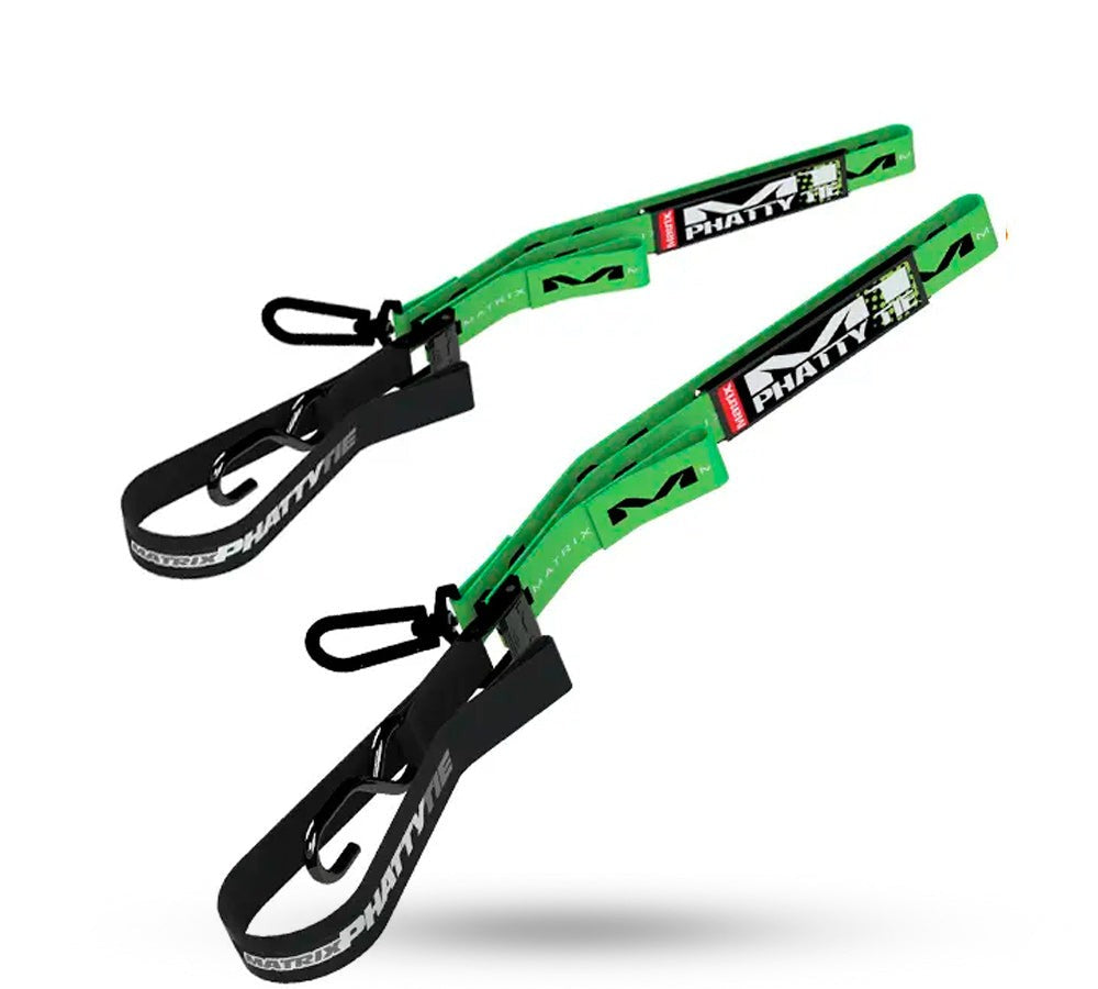 Set (2) de amarras (Tie Down) para motos M1 Phatty (1,5") | Matrix Concepts