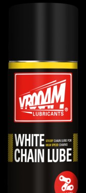 Lubricante de cadena blanco 100% sintÃ©tico | VROOAM