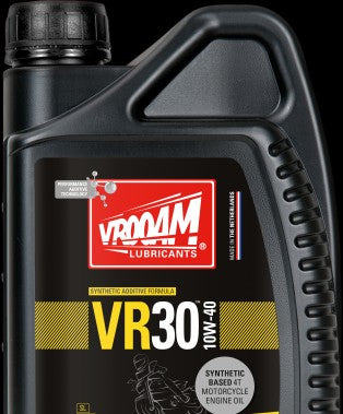 Aceite 100% sintÃ©tico 4T VR30 10w40/20w50 | VROOAM