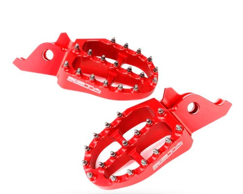 Pedalines/estriberas de aluminio FootPegs para Honda CRF | Zeta Racing