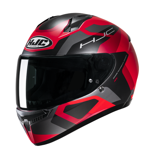 HJC Casco C10 Tins MC1SF Negro/Gris/Rojo - Rideshop