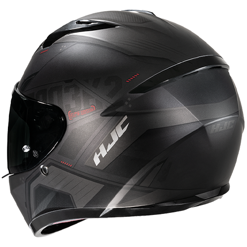 HJC Casco C10 Inka MC1SF Negro/Gris/Rojo - Rideshop