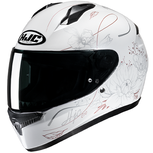 HJC Casco C10 Epik MC8 Blanco/Rosa Doraro