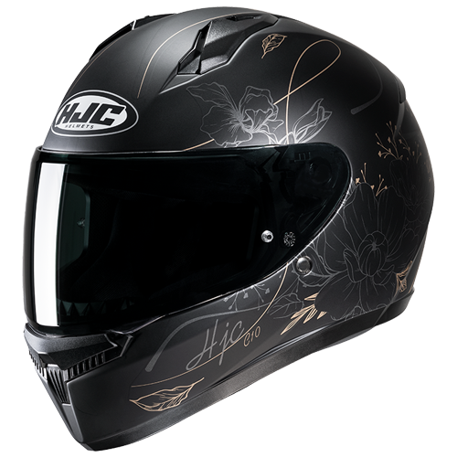 HJC Casco C10 Epik MC9SF Negro/Dorado