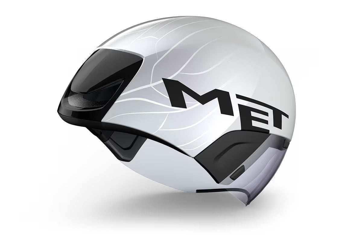 Casco de Bicicleta Met Codatronca CE White Silver Matt Glossy