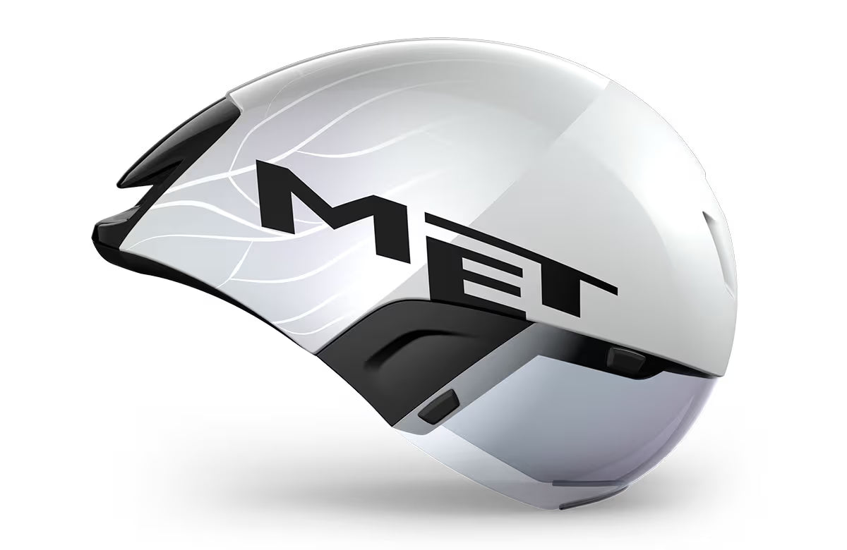 Casco de Bicicleta Met Codatronca CE White Silver Matt Glossy