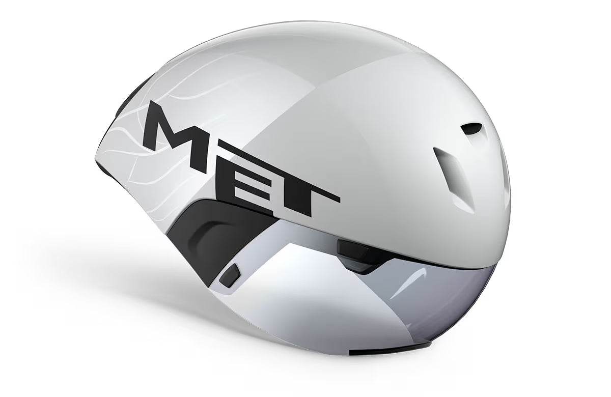 Casco de Bicicleta Met Codatronca CE White Silver Matt Glossy