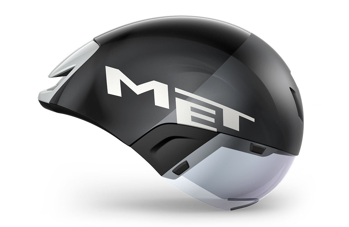 Casco de Bicicleta Met Codatronca CE Black Silver Matt Glossy