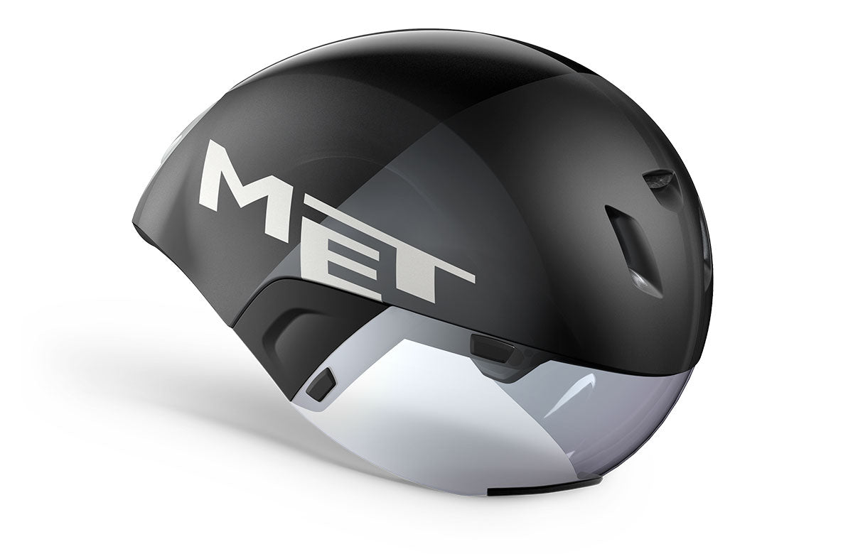 Casco de Bicicleta Met Codatronca CE Black Silver Matt Glossy