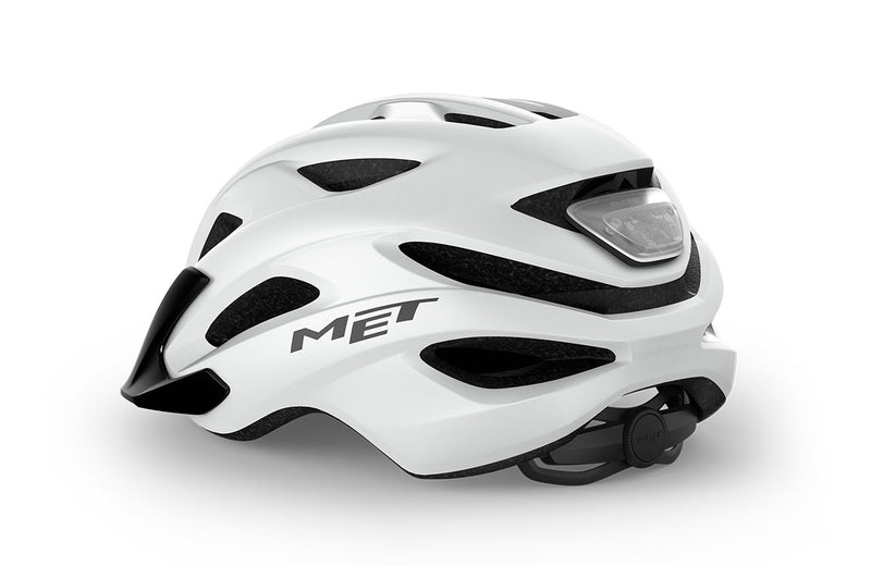 Met Casco de Bicicleta Crossover Ce White | Matt