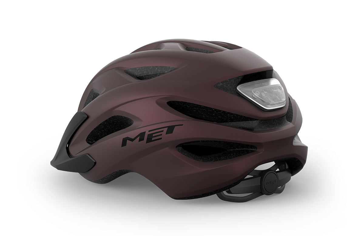 Casco Met Crossover CE Burgundy Matt