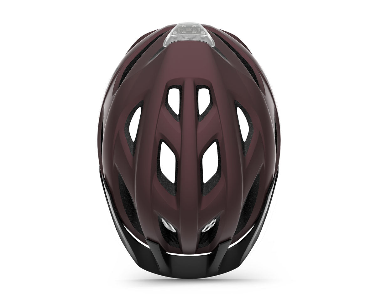 Casco Met Crossover CE Burgundy Matt