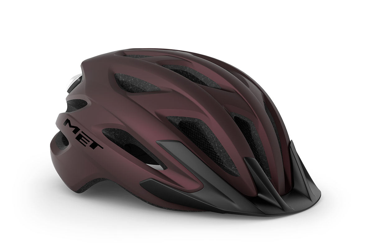 Casco Met Crossover CE Burgundy Matt