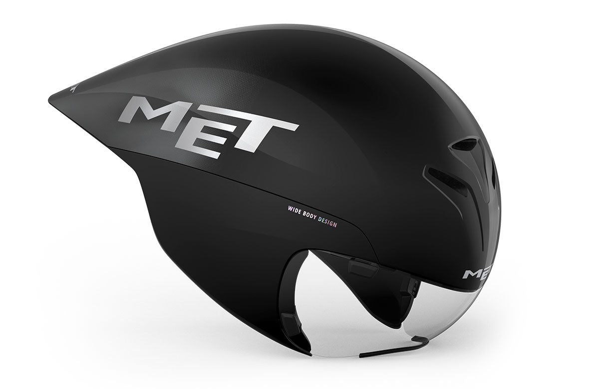 Casco de Bicicleta Drone Wide Body II CE Black Metallic Glossy