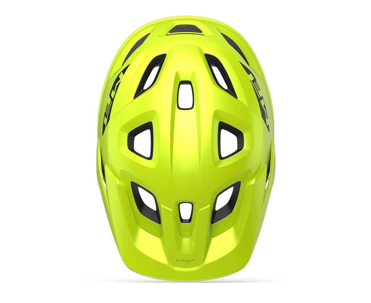 Casco Met Echo CE Lime Green Matt