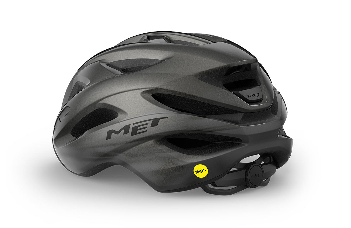 Casco Met Idolo Mips CE Titanium Glossy Talla Única