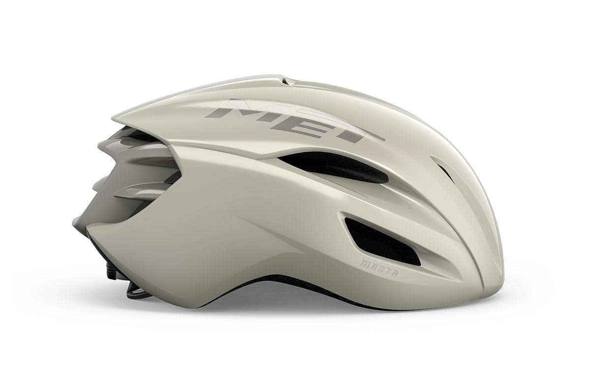Casco de Bicicleta Met Manta Mips Ce Greige Glossy