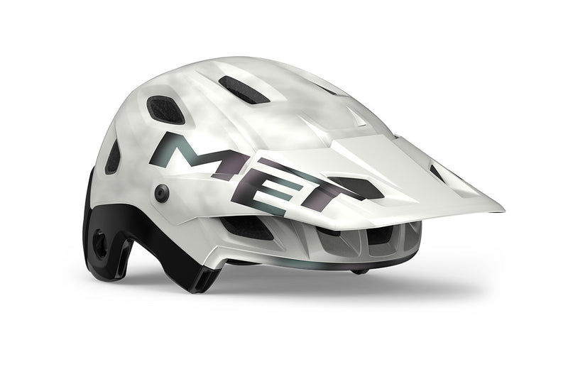 Met Casco de Bicicleta Parachute Mcr Mips Ce White Iridescent | Matt