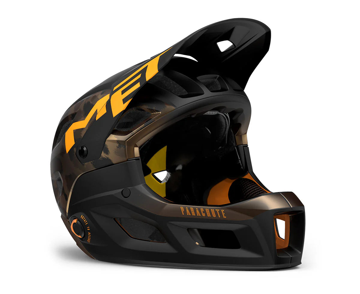 Casco Met Parachute MCR Mips CE Bronze Orange Matt