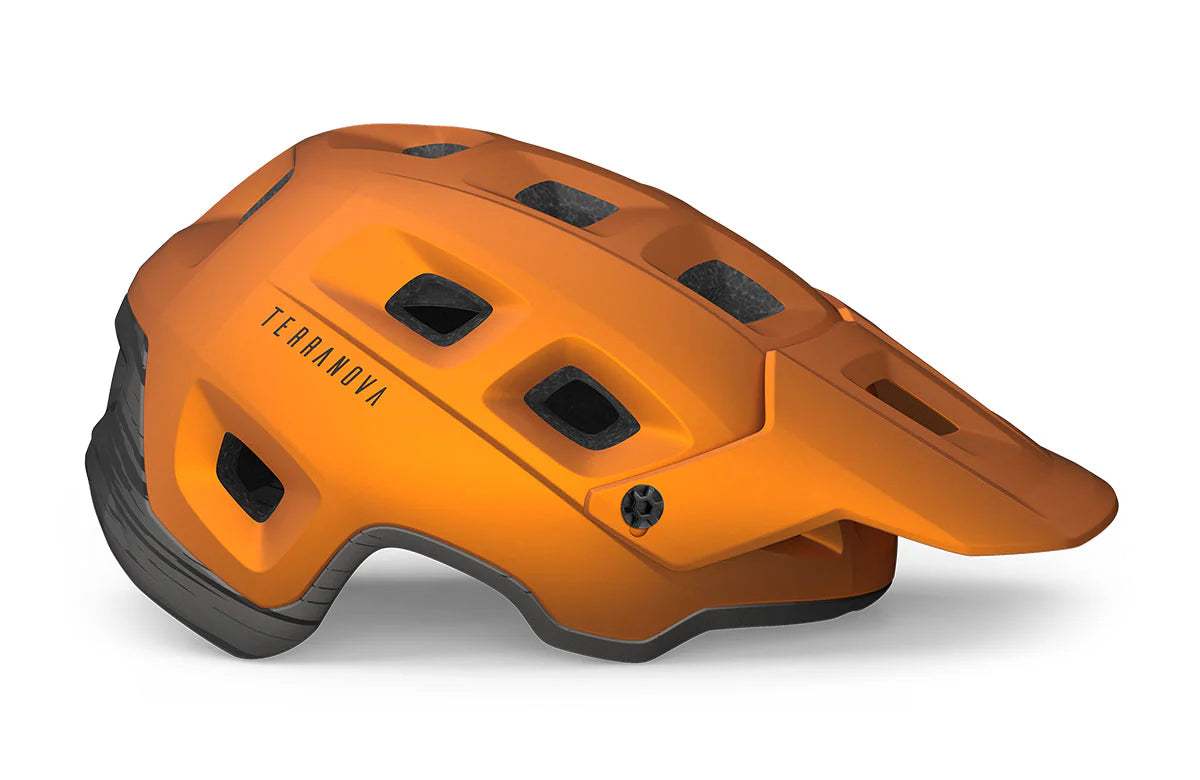 Casco Met Terranova Mips CE Orange Titanium Metallic Matt