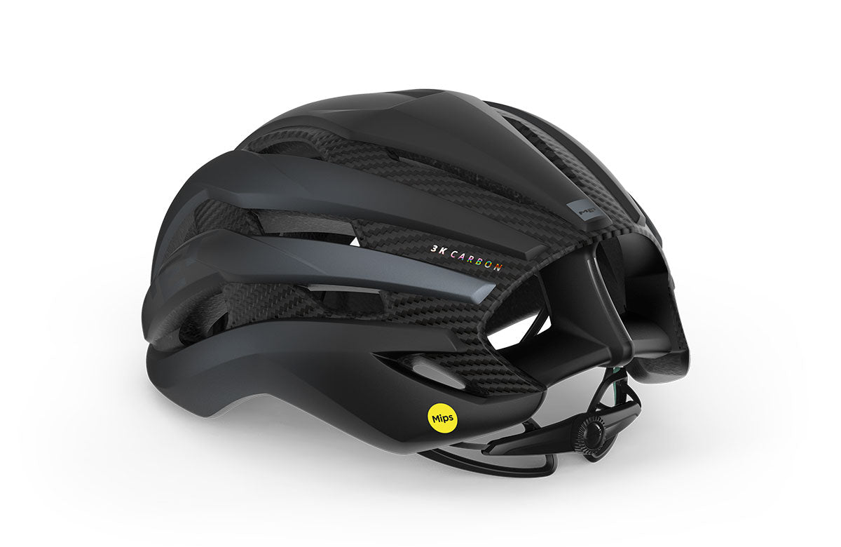 Casco de Bicicleta Met Trenta 3K Carbon Mips CE Black Matt
