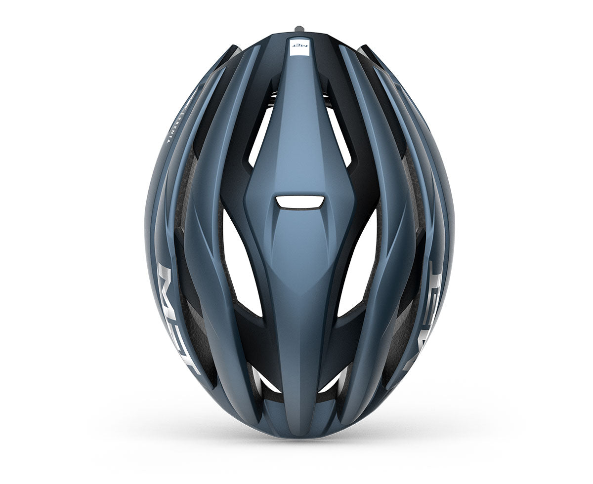 Casco de Bicicleta Met Trenta Mips Navy Silver Matt