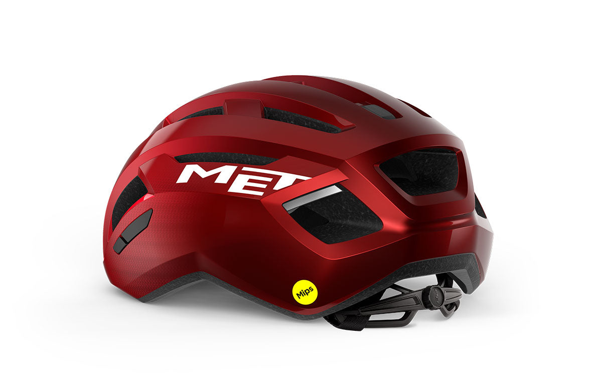 Casco Met Vinci Mips Ce Red Metallic Glossy