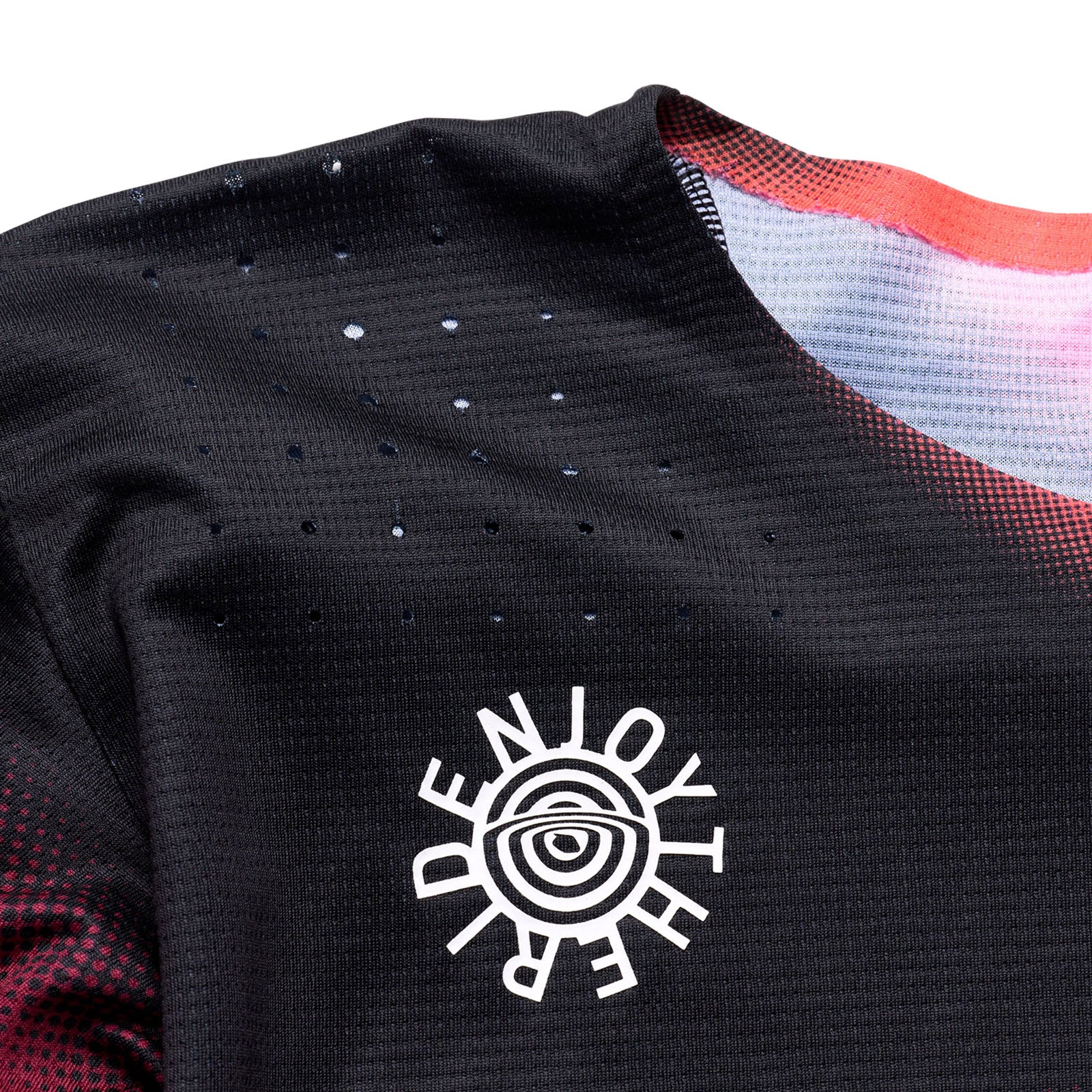 eri＊ Troy Lee Designs Polera de Moto SE Pro Array Infra Roja / Negra