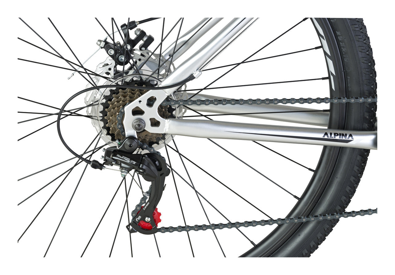 BICICLETA ALPINA MTB-29 PLUS Shimano SX PLATA