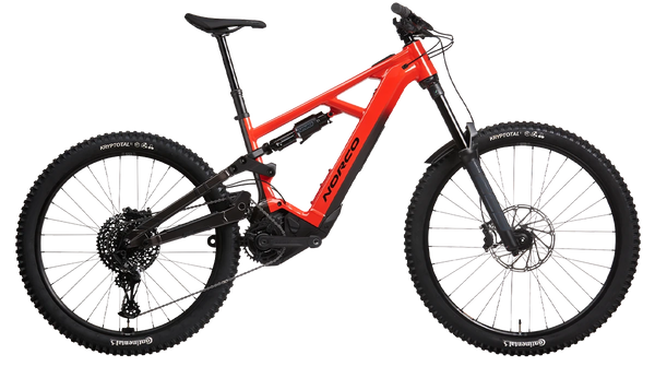 Bicicleta Eléctrica Norco Range VLT A1 Roja Mullet