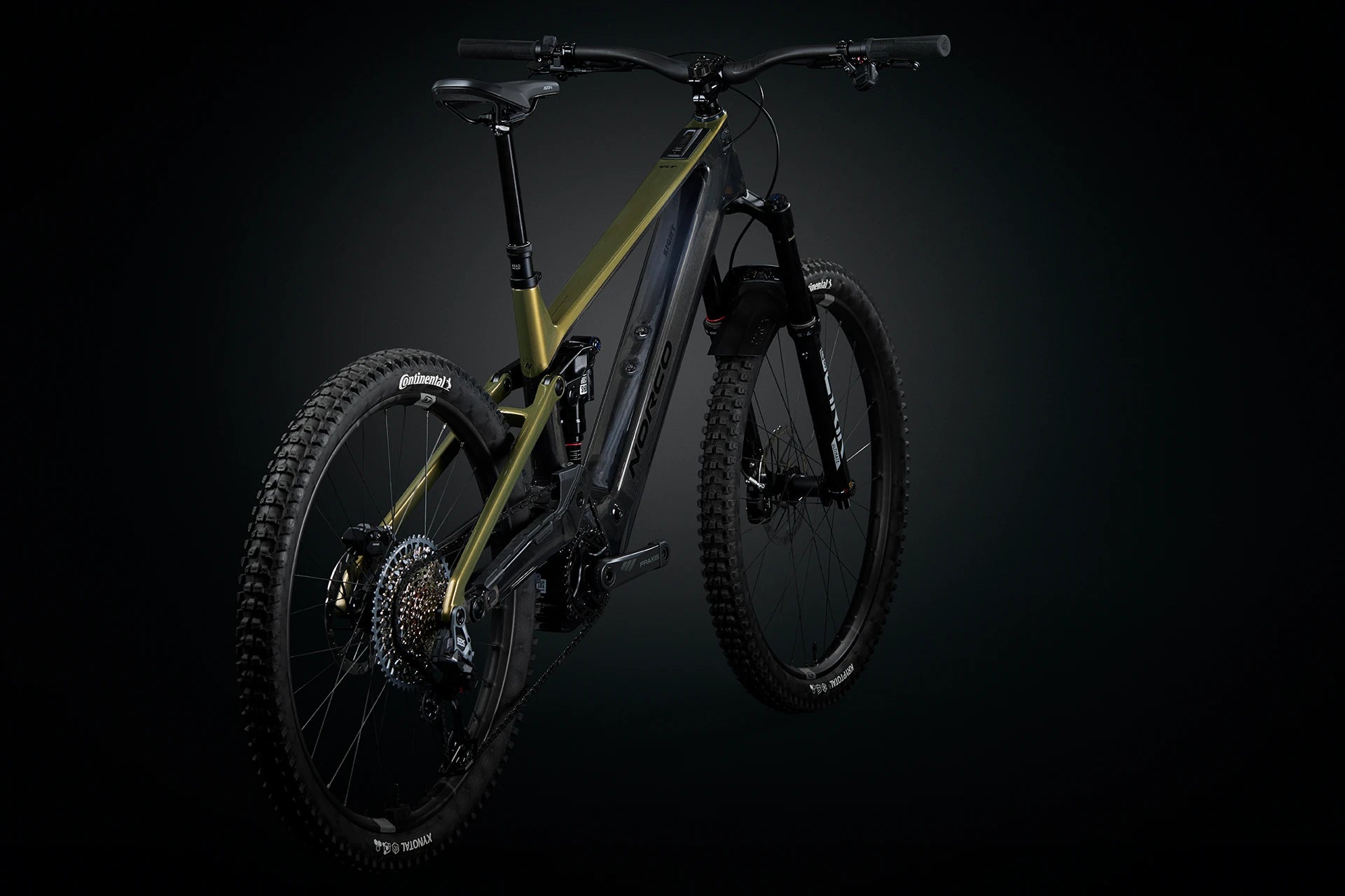 Bicicleta Eléctrica Norco Sight VLT CX C1 Mullet 150mm Raw Black / Habitat