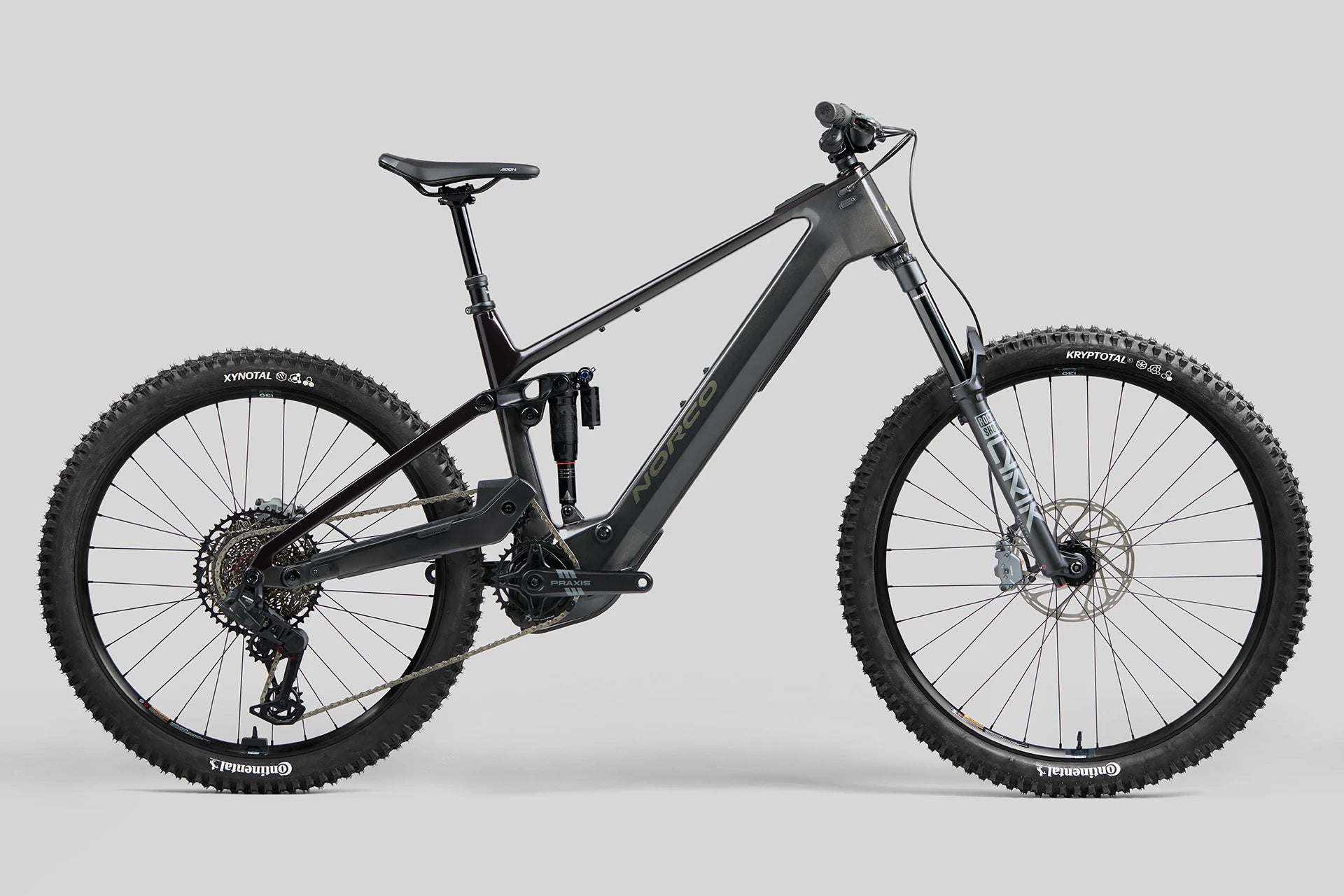 Bicicleta Eléctrica Norco Sight VLT CX C2 Mullet 150mm  Raw Black / Liquid  Current