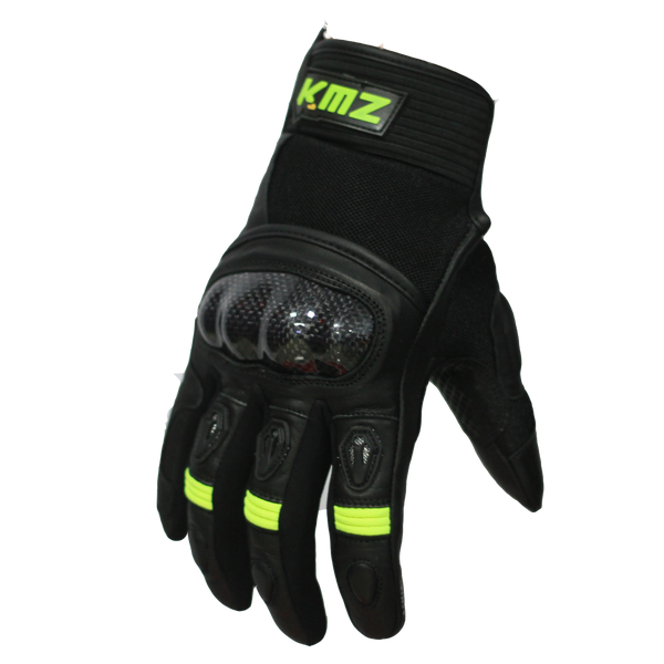 Guantes Moto Calle KMZ BomVer Negro/Neon