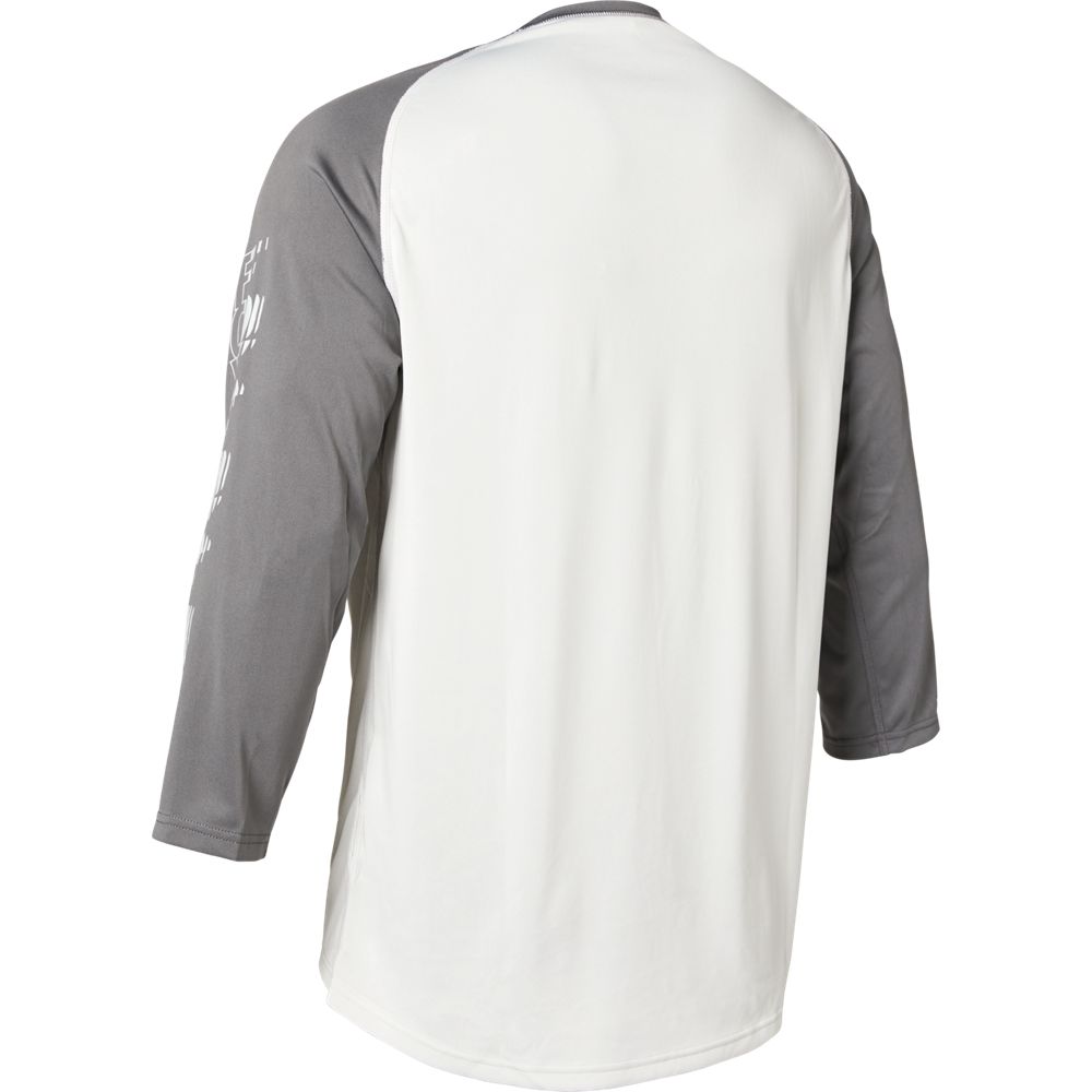 Polera Bicicleta Ranger Vibe 3/4 Blanco/Gris Fox - Rideshop