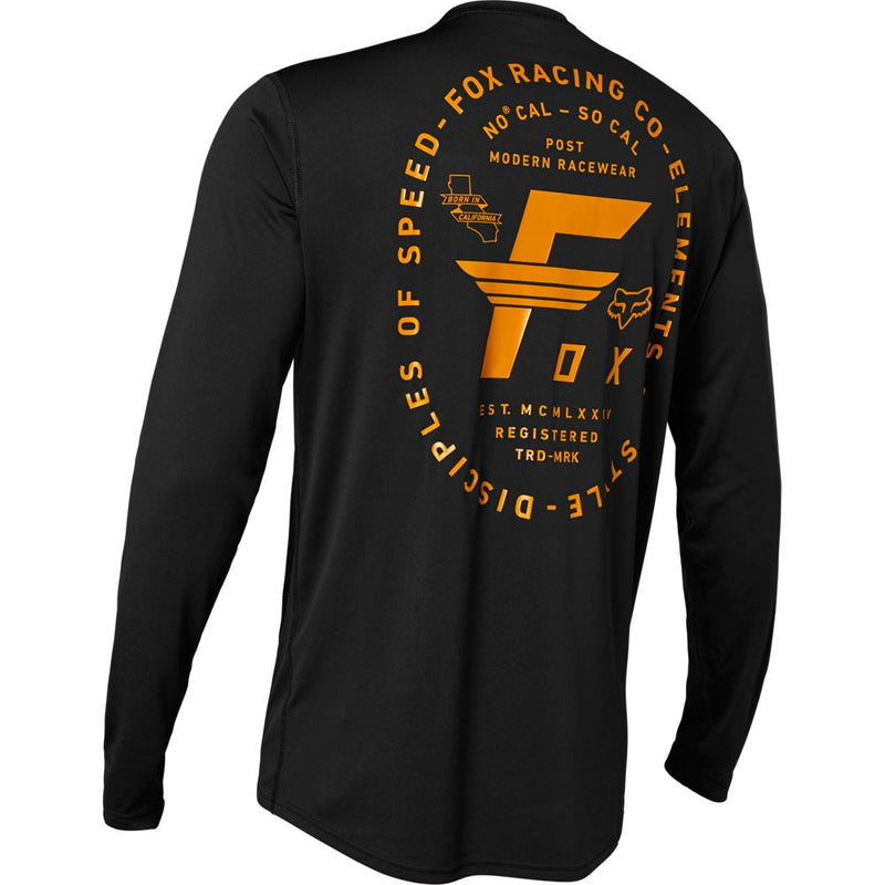 Polera Bicicleta Ranger LS Negro Fox - Rideshop