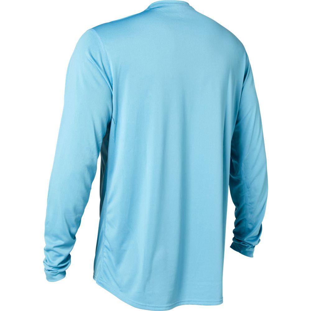 Polera Bicicleta Ranger Manga Larga Vert Azul Fox